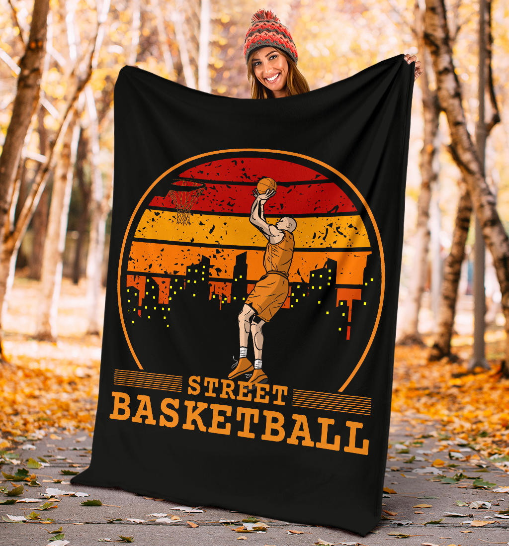 street basketball retro blanket - Top Content | POD Collection | Free Shipping