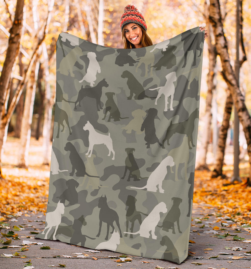 Boxer Camo Blanket