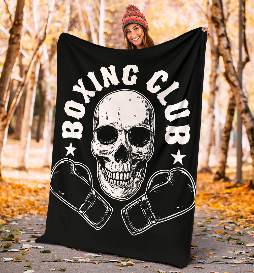 boxing club scull blanket - Top Content | POD Collection | Free Shipping