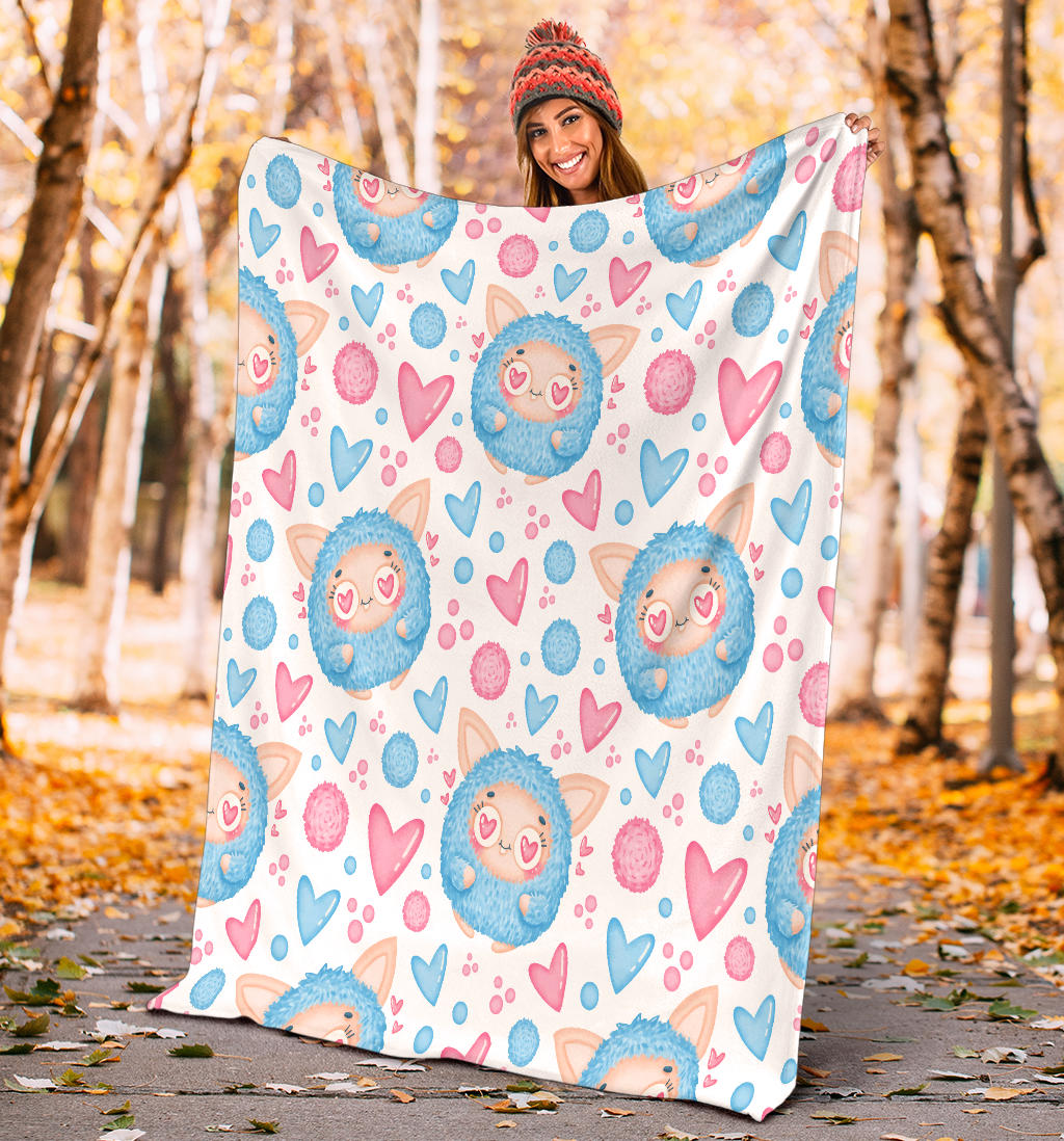 Cute Love Valentine Blanket