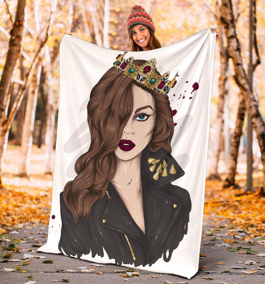 Beautiful Girl Crown Premium Blanket - Top Content | POD Collection | Free Shipping