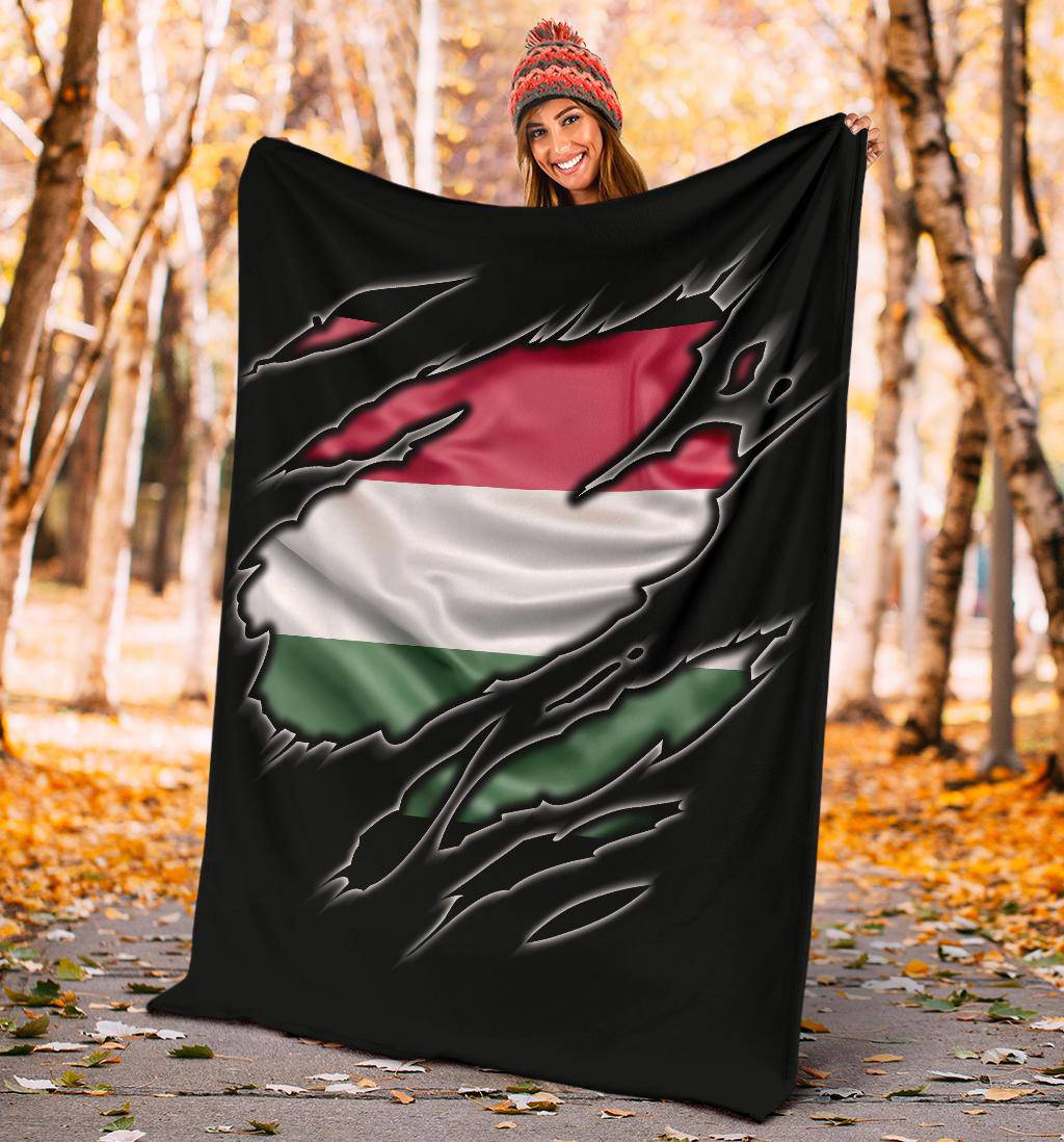 Hungary Flag Premium Blanket - Top Content | POD Collection | Free Shipping