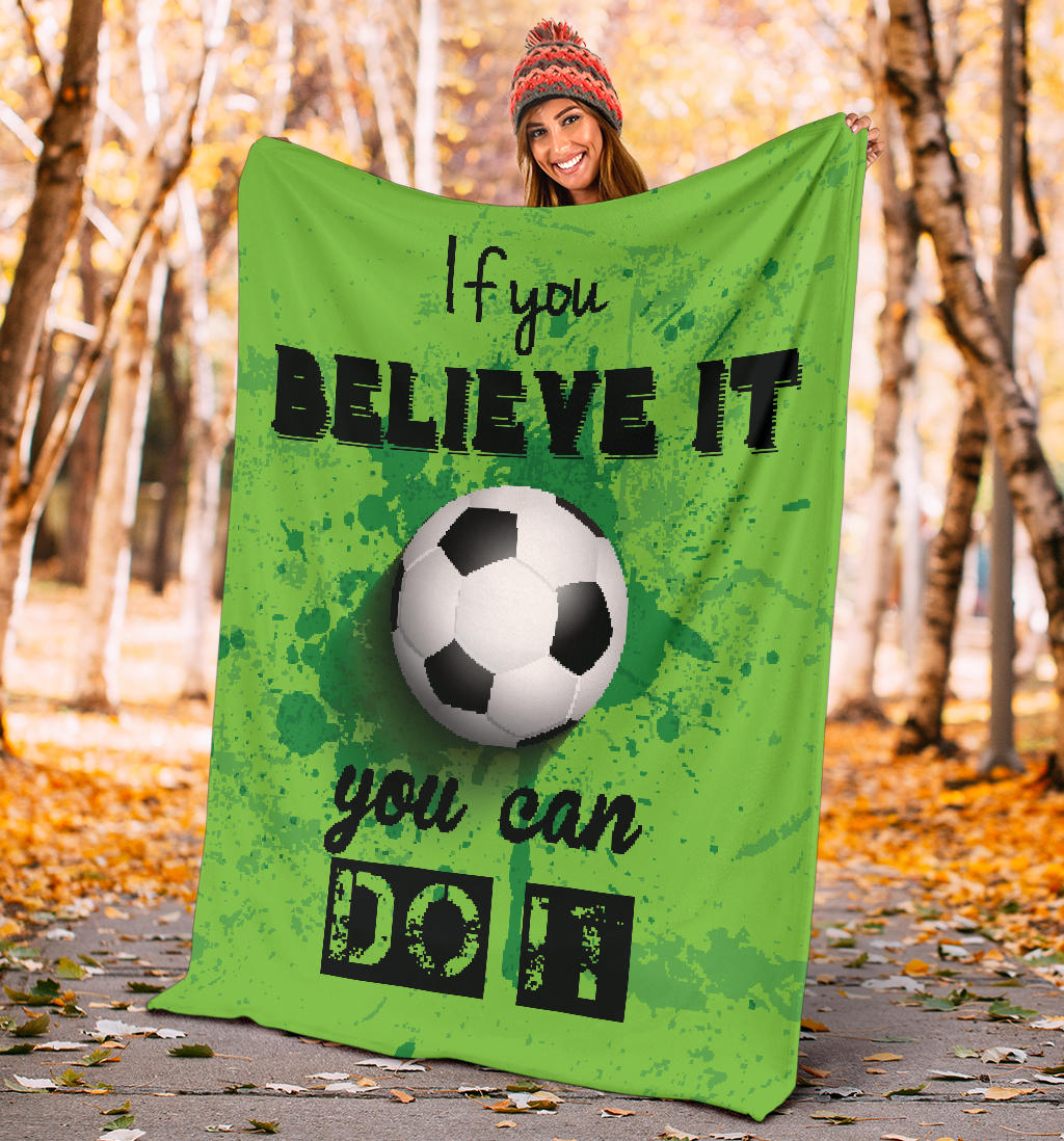 grunge style football you can do it blanket - Top Content | POD Collection | Free Shipping