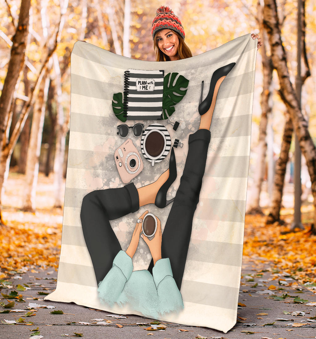 Bloggers Coffee Time Blanket