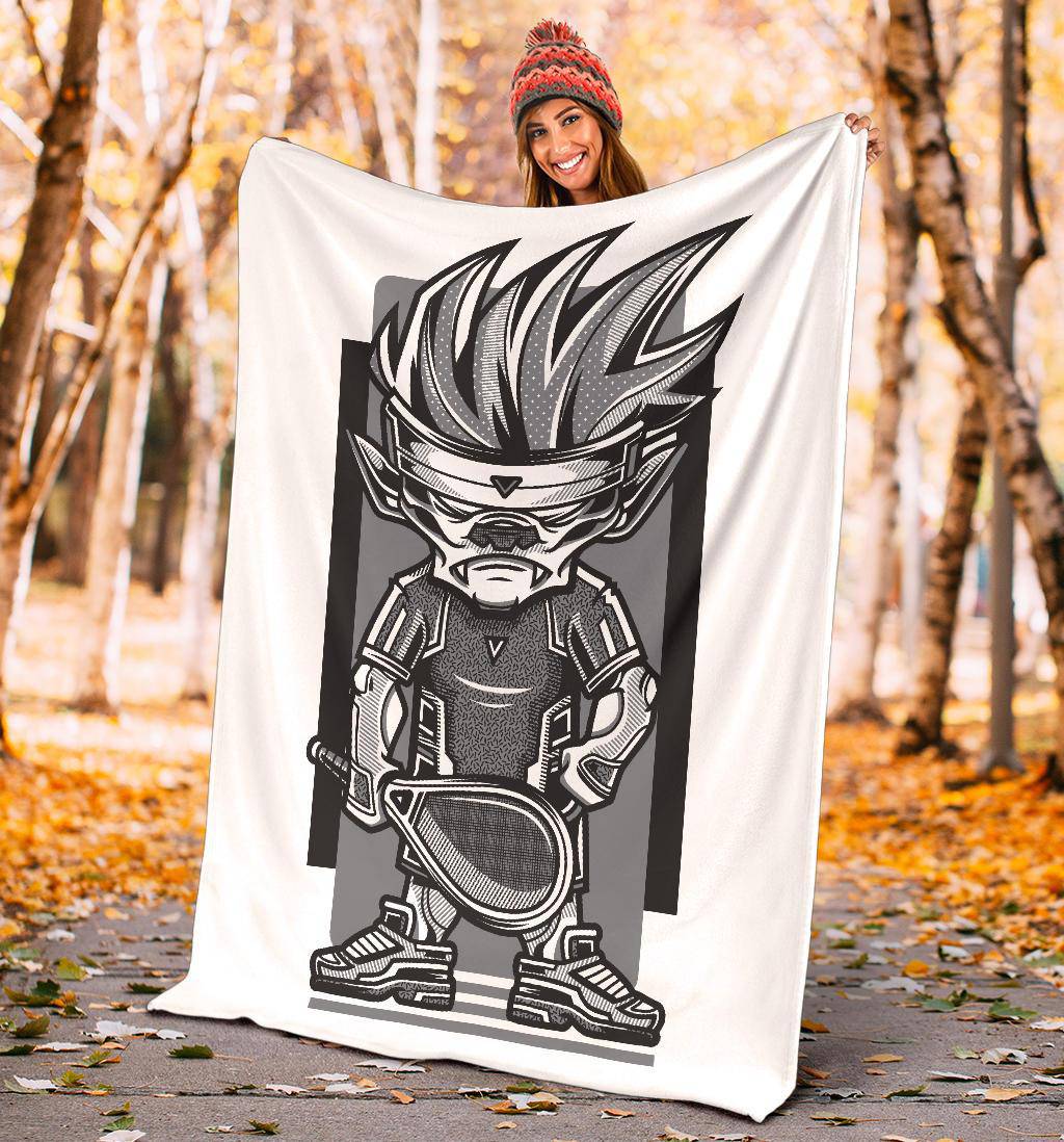 Tennis Game Player Cartoon Premium Blanket - Top Content | POD Collection | Free Shipping