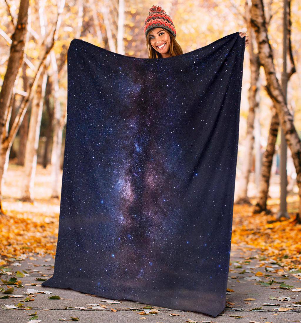 Milky Way Galaxy Stars Premium Blanket - Top Content | POD Collection | Free Shipping