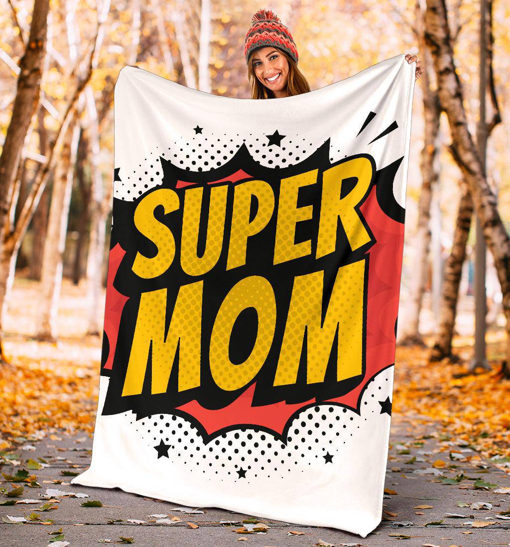 Super Mom Pop Style Gift Premium Blanket - Top Content | POD Collection | Free Shipping