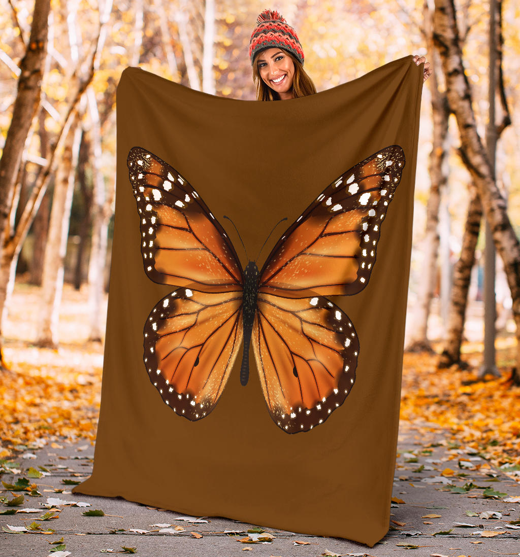 brown butterfly blanket - Top Content | POD Collection | Free Shipping