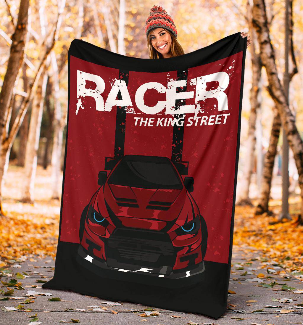 Mean King Street Racer Premium Blanket - Top Content | POD Collection | Free Shipping