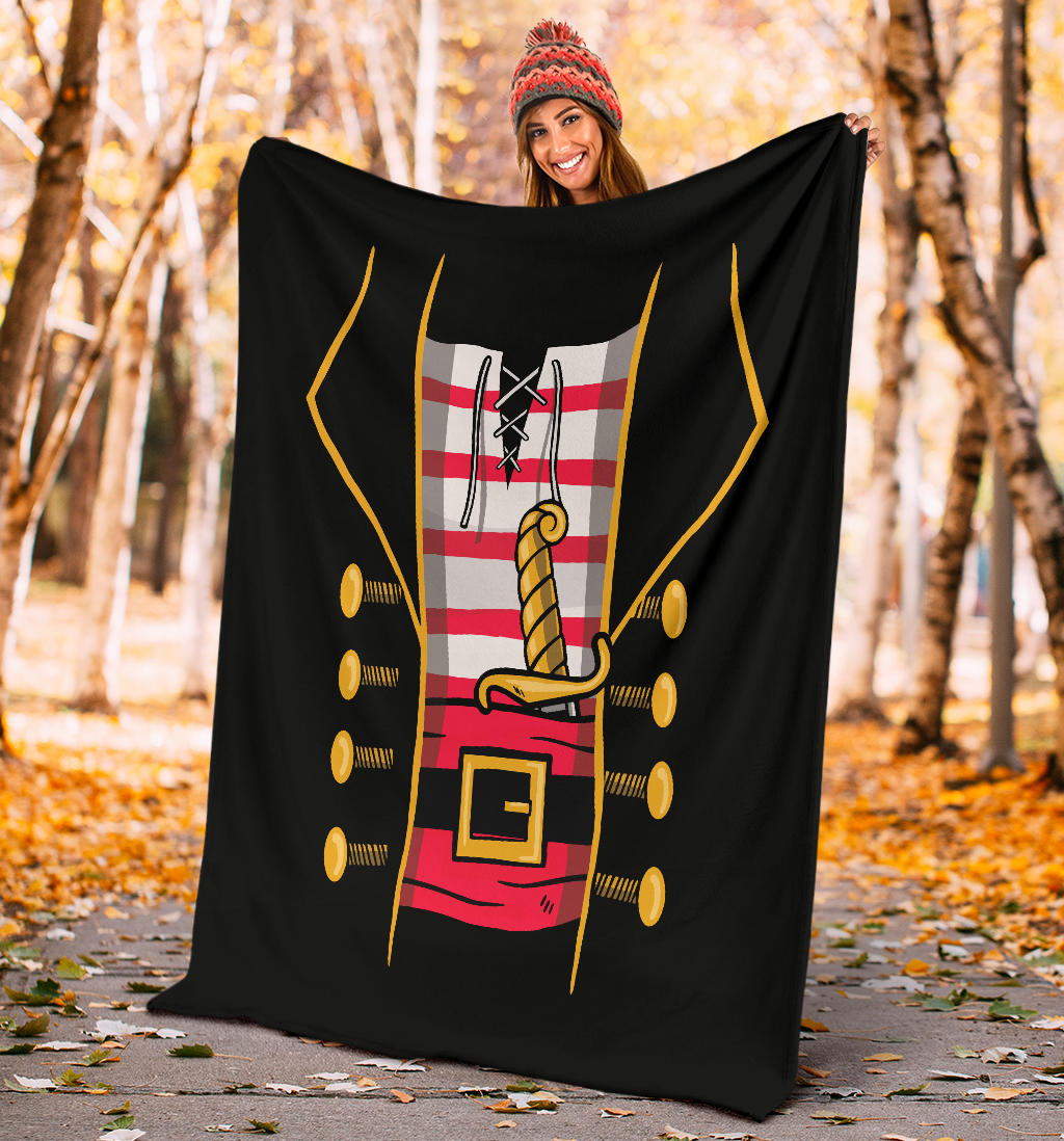 Pirate Design Fleece Blanket