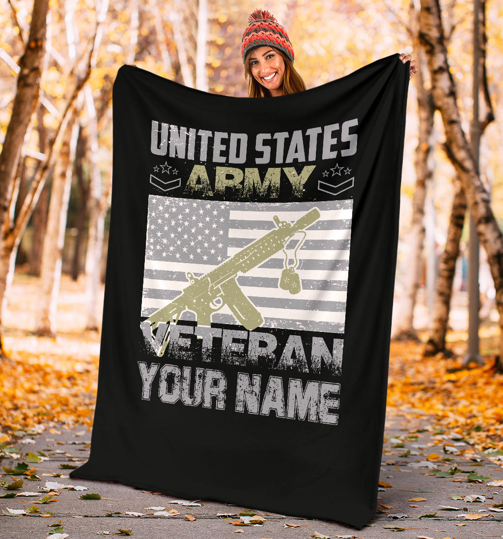 USA Army Veteran Blanket