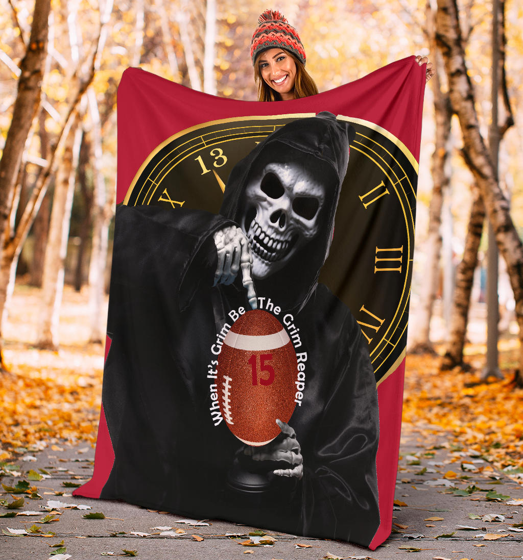 Chiefs Grim Reaper Blanket