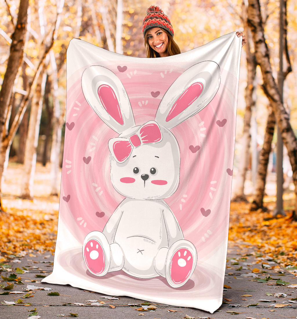 cartoon rabbit cute character blanket - Top Content | POD Collection | Free Shipping