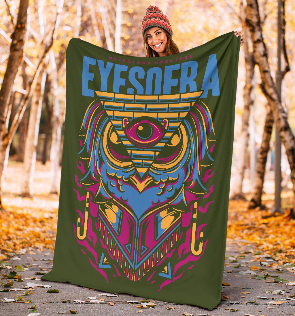 Eyesofra Mythology Creature Cartoon Premium Blanket - Top Content | POD Collection | Free Shipping