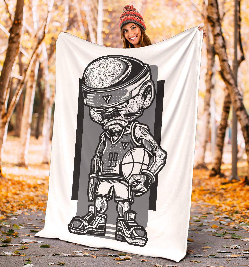 Basketball Game Player Cartoon Premium Blanket - Top Content | POD Collection | Free Shipping