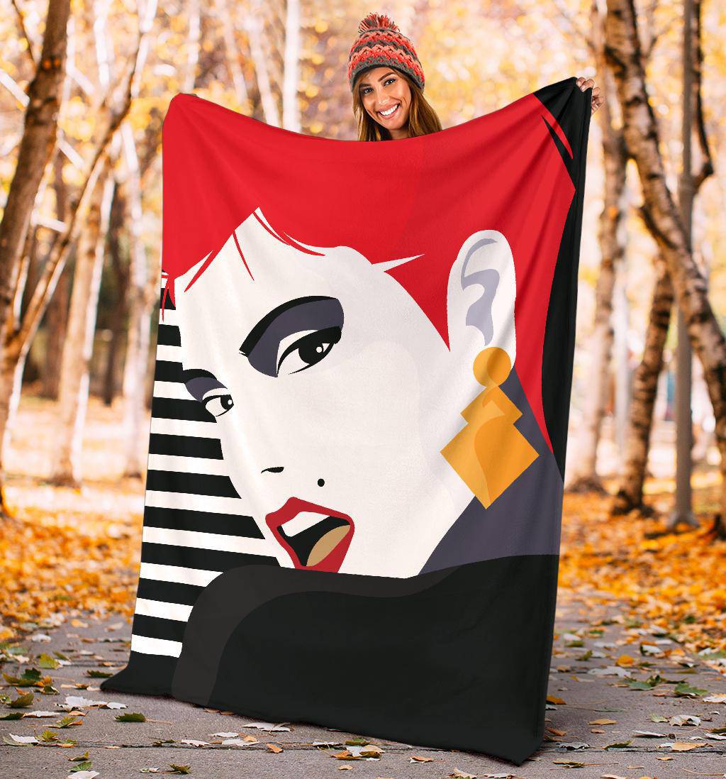 Fashion Style Make up Women Premium Blanket - Top Content | POD Collection | Free Shipping