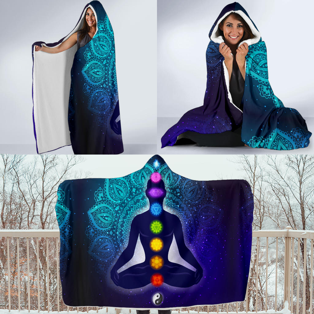 7 Chakras Hooded Blanket - Top Content | POD Collection | Free Shipping