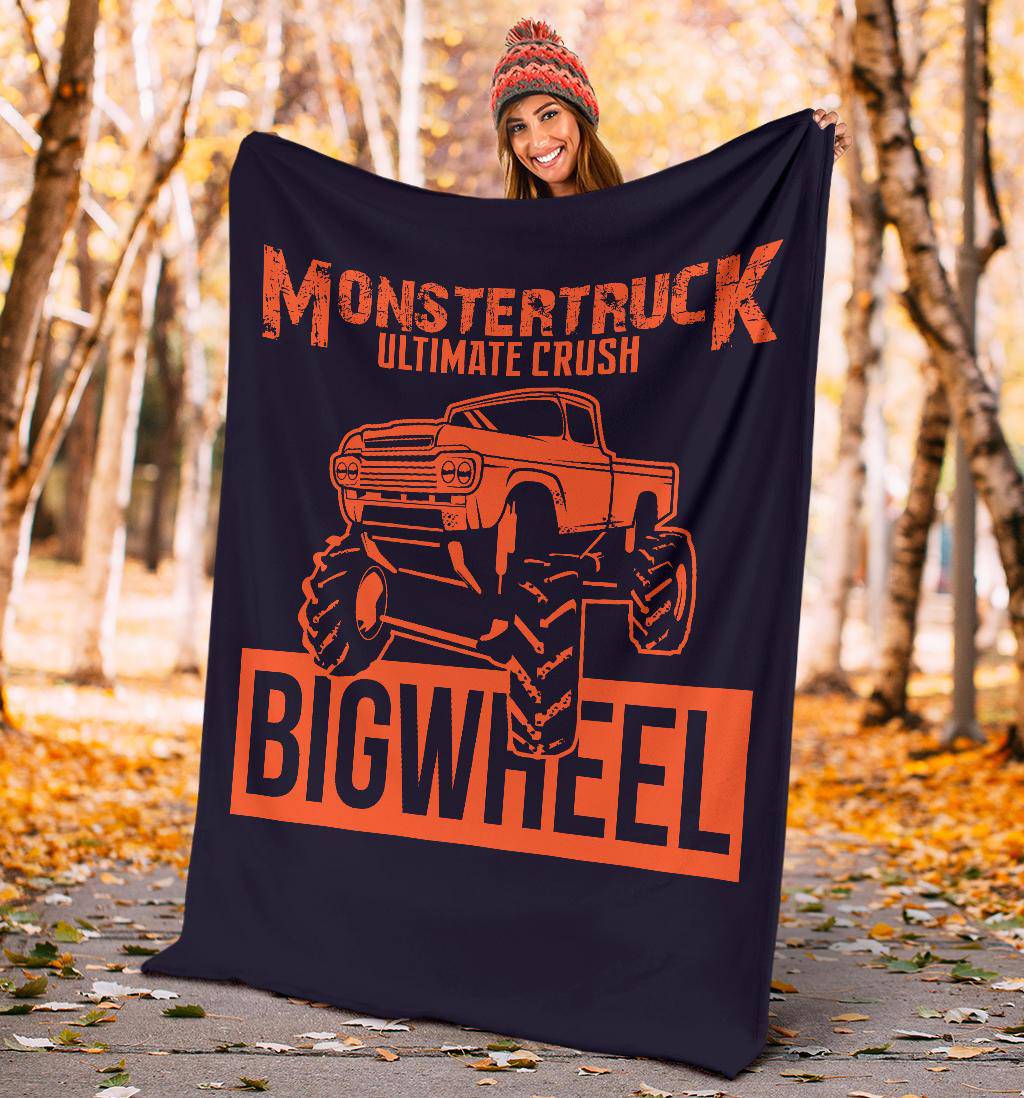 Ultimate Bigwheel Monstertruck Premium Blanket - Top Content | POD Collection | Free Shipping