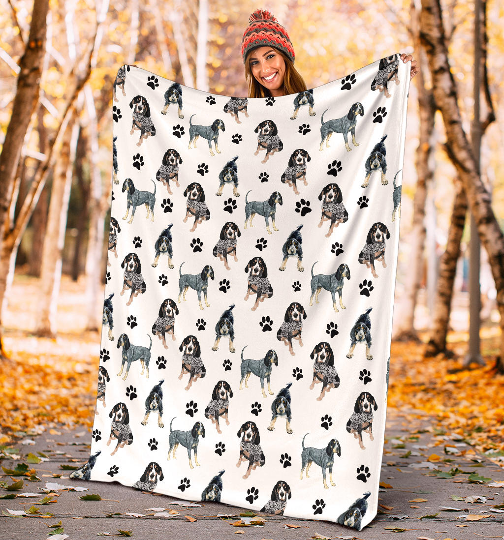 Bluetick Coonhound Paw Blanket