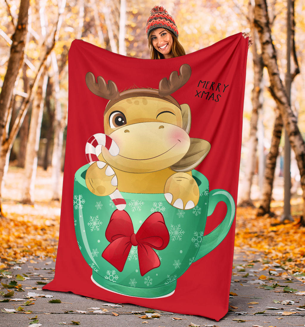 cute dinosaur xmas blanket - Top Content | POD Collection | Free Shipping