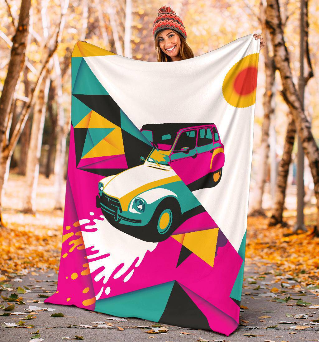 Abstract Art Colorful Car Premium Blanket - Top Content | POD Collection | Free Shipping