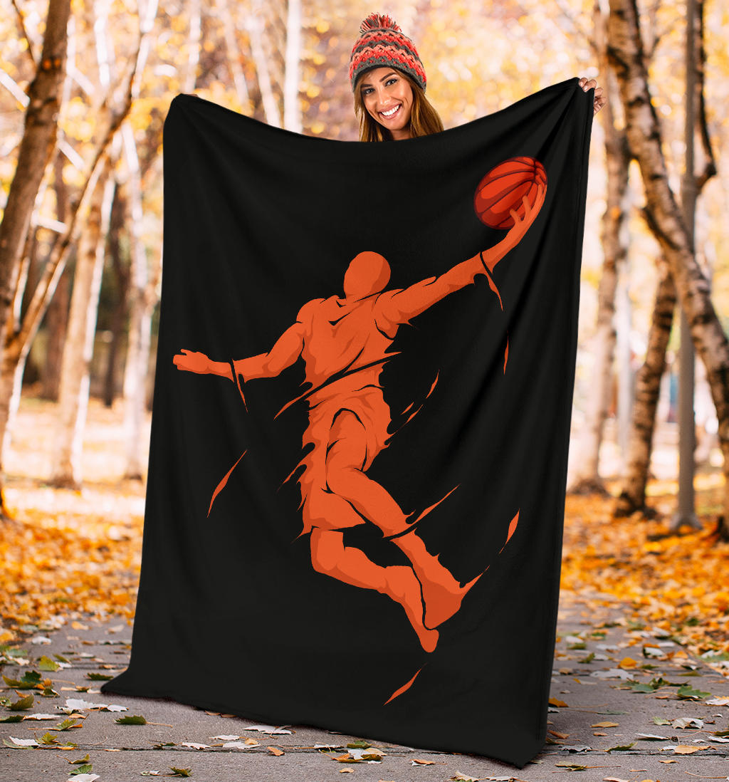 slam dunk jump splash basketball player blanket - Top Content | POD Collection | Free Shipping