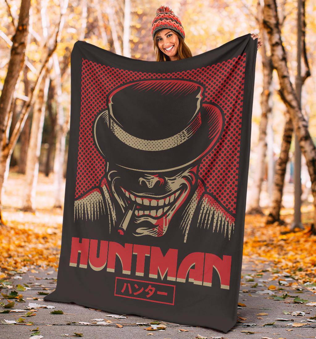 Premium Blanket Huntman Cartoon Japanese Art - Top Content | POD Collection | Free Shipping