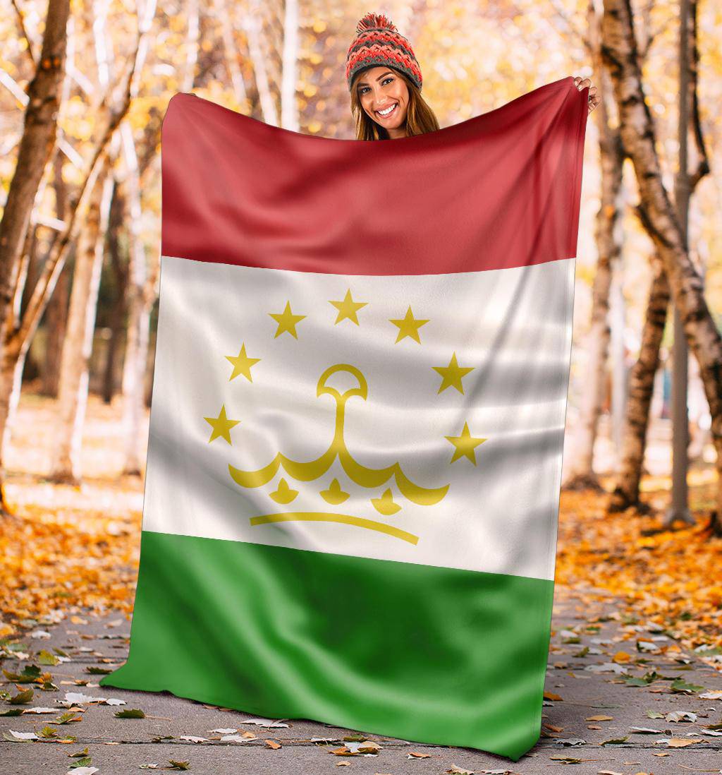 Tajikistan Flag Patriot Premium Blanket - Top Content | POD Collection | Free Shipping