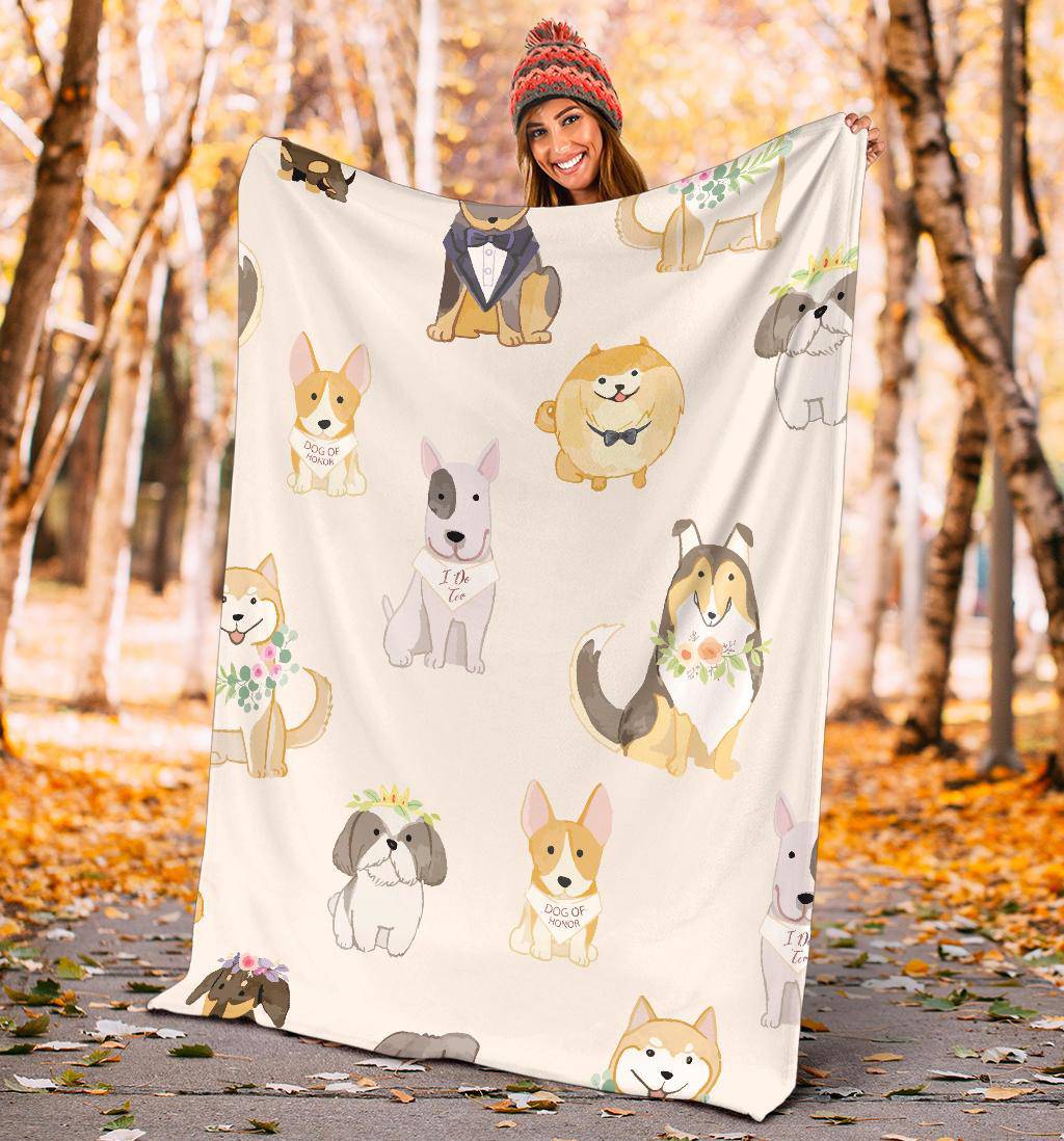 Adorabe Dogs Pet Cartoon Premium Blanket - Top Content | POD Collection | Free Shipping