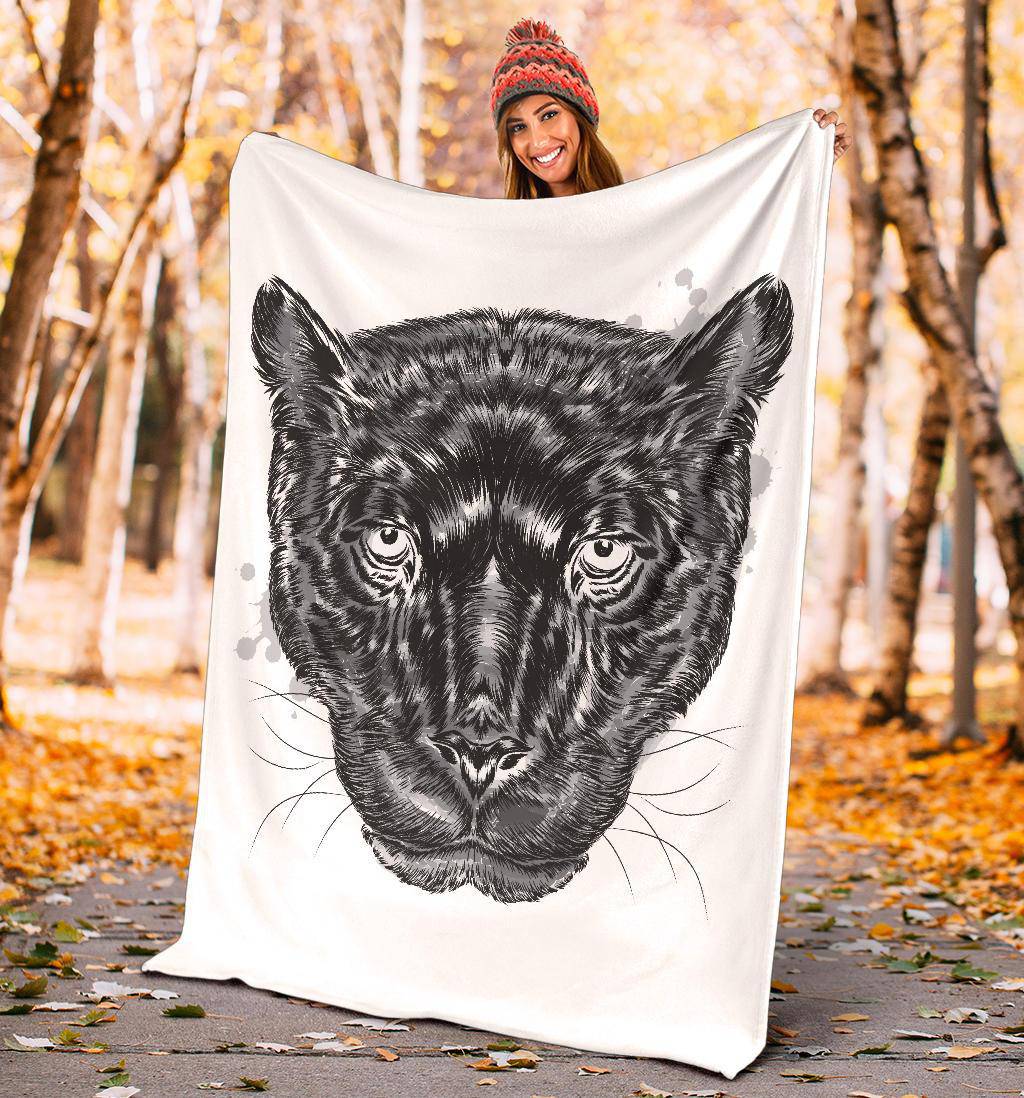 Beautiful Black Panther Premium Blanket - Top Content | POD Collection | Free Shipping