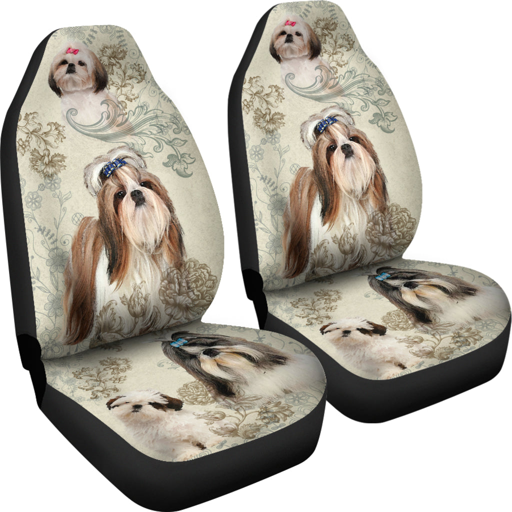 Shih Tzu Car Seat Covers (Set of 2)