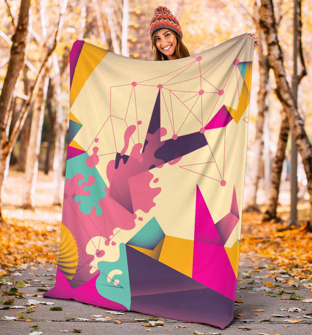 Abstract Art Colorful Paint Premium Blanket - Top Content | POD Collection | Free Shipping