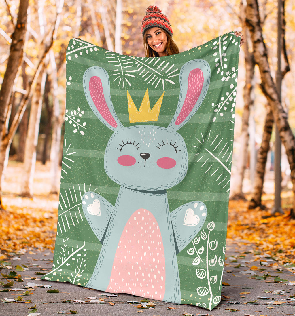 queen bunny green blanket - Top Content | POD Collection | Free Shipping