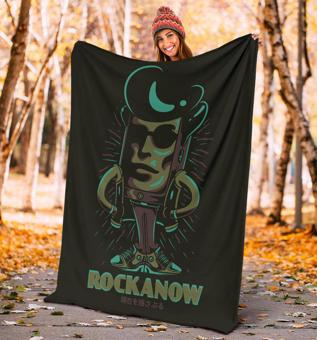 Premium Blanket Elvi Retro Rock a now Cartoon - Top Content | POD Collection | Free Shipping