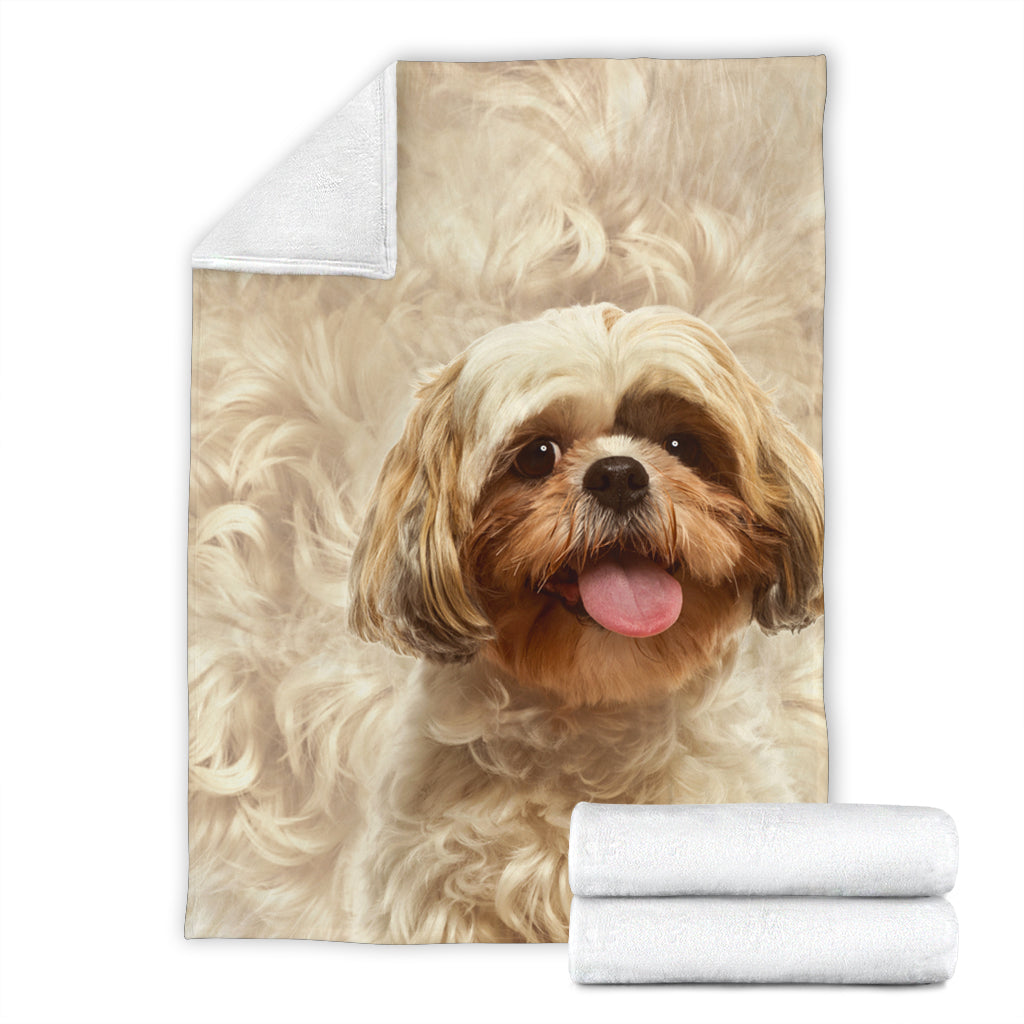 Shih Tzu Hair Blanket