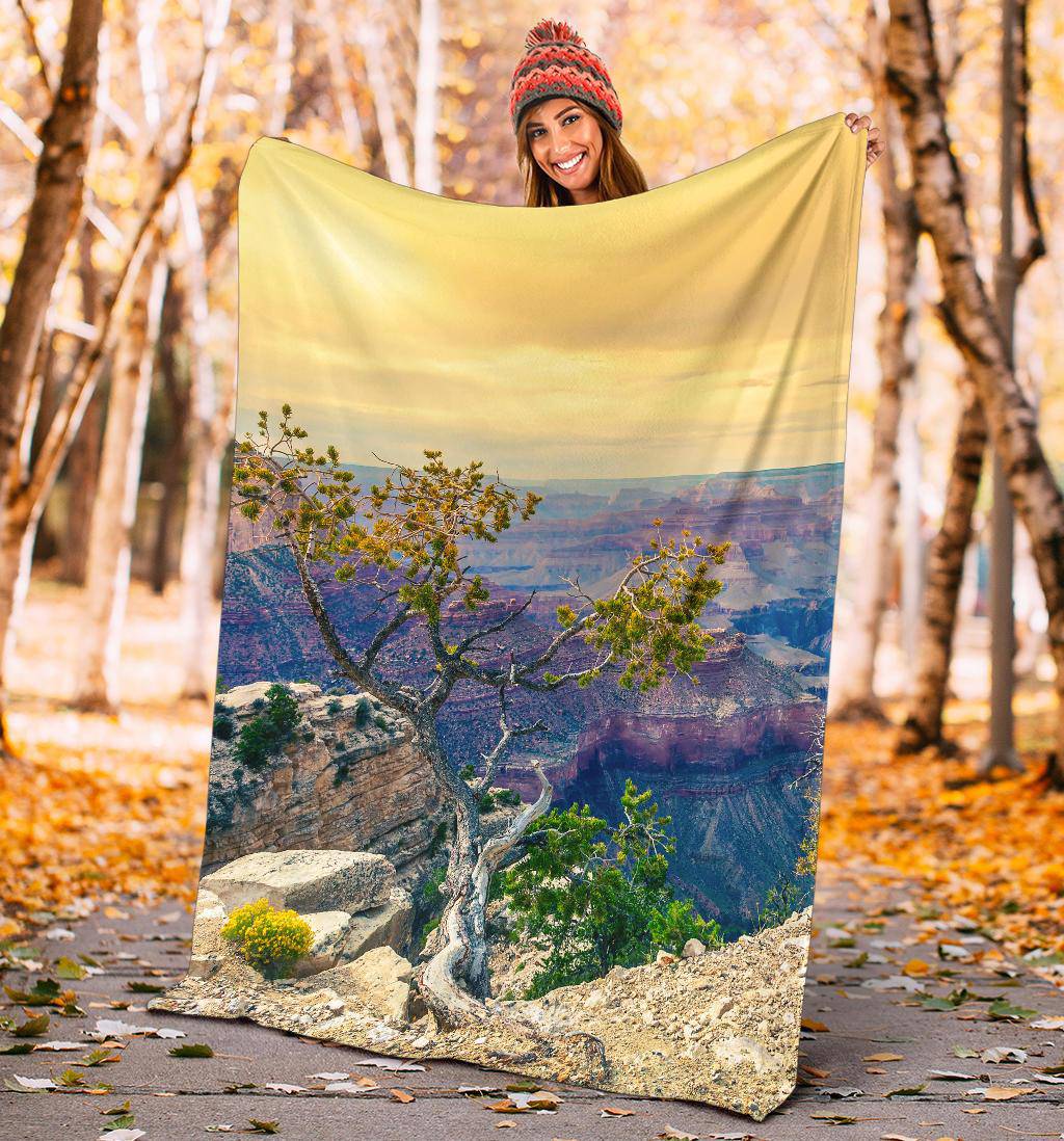 Morning Sun Grand Canyon Arizona USA Premium Blanket - Top Content | POD Collection | Free Shipping