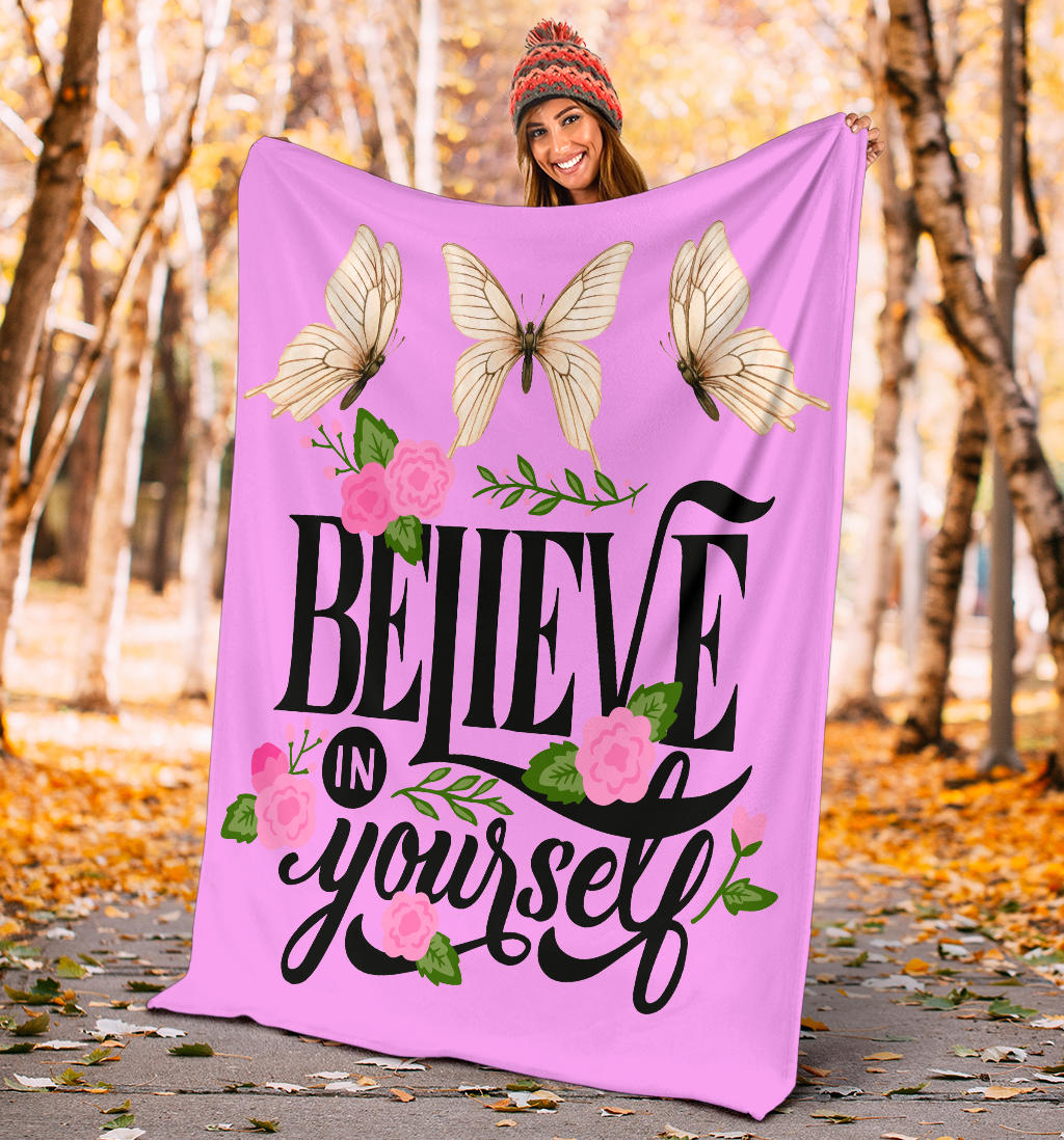 beautiful butterfly pink motivation blanket - Top Content | POD Collection | Free Shipping