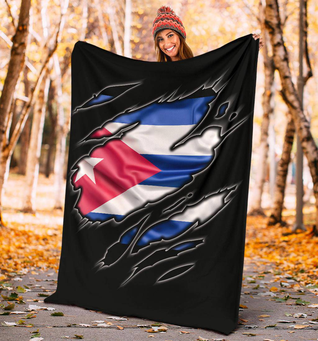 Cuba Flag Premium Blanket - Top Content | POD Collection | Free Shipping