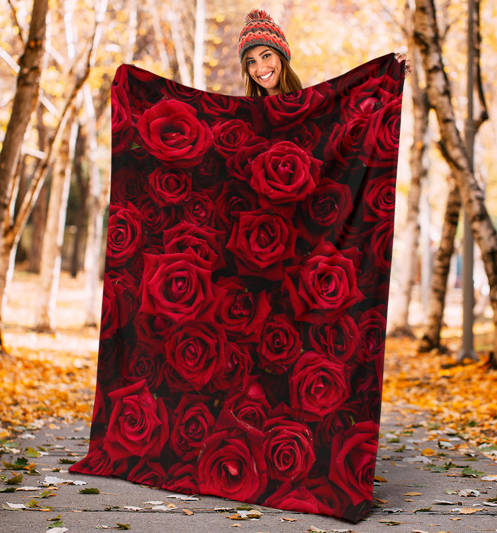 Red Roses Blanket