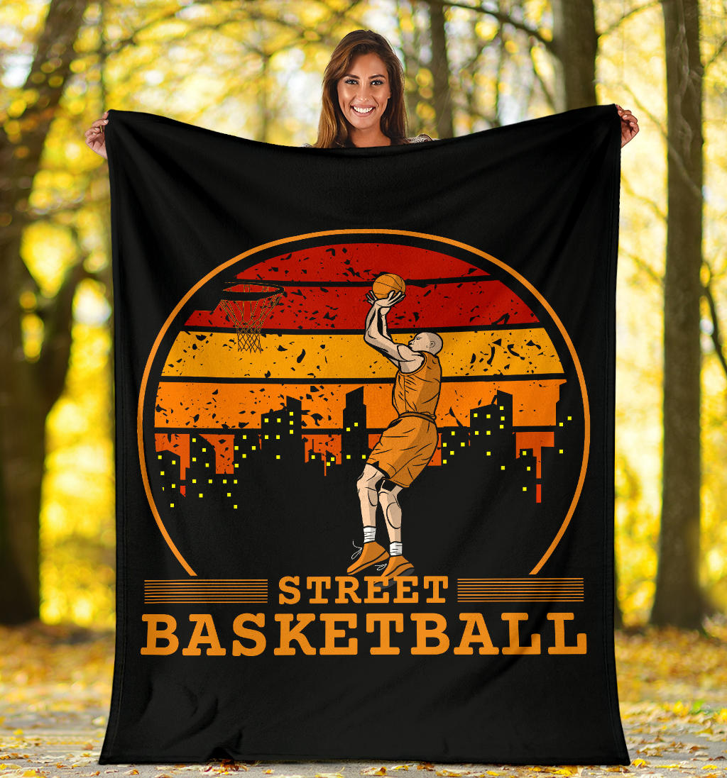 street basketball retro blanket - Top Content | POD Collection | Free Shipping