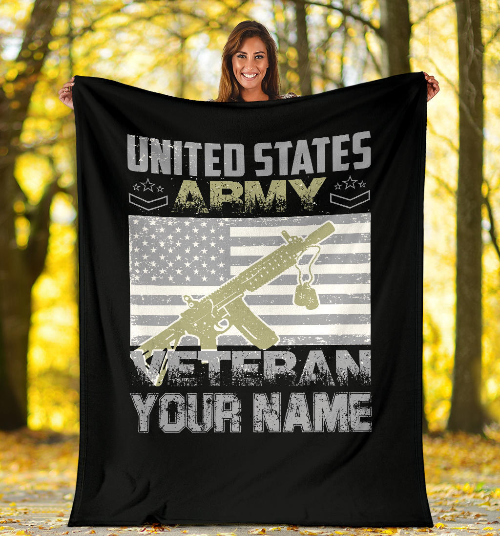 USA Army Veteran Blanket