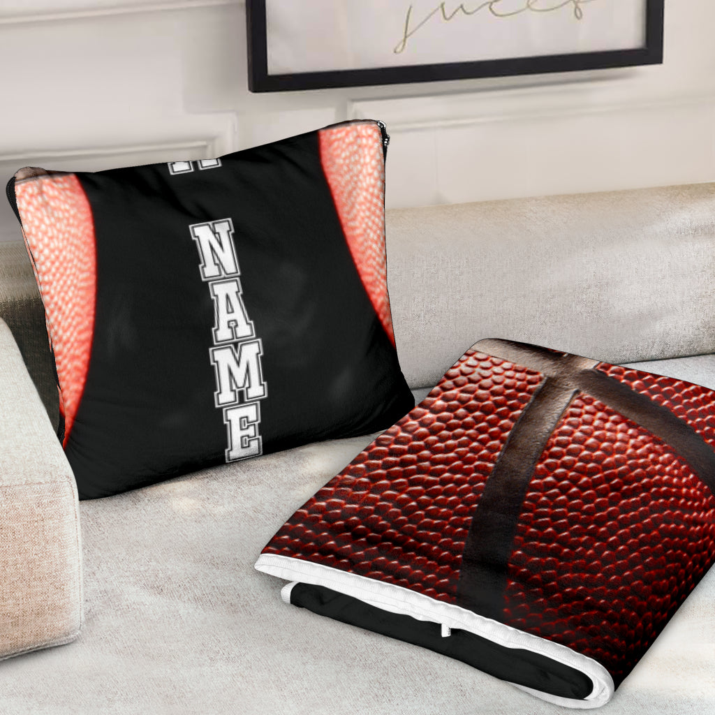 Basketball Custom Name Pillow Blanket - Top Content | POD Collection | Free Shipping