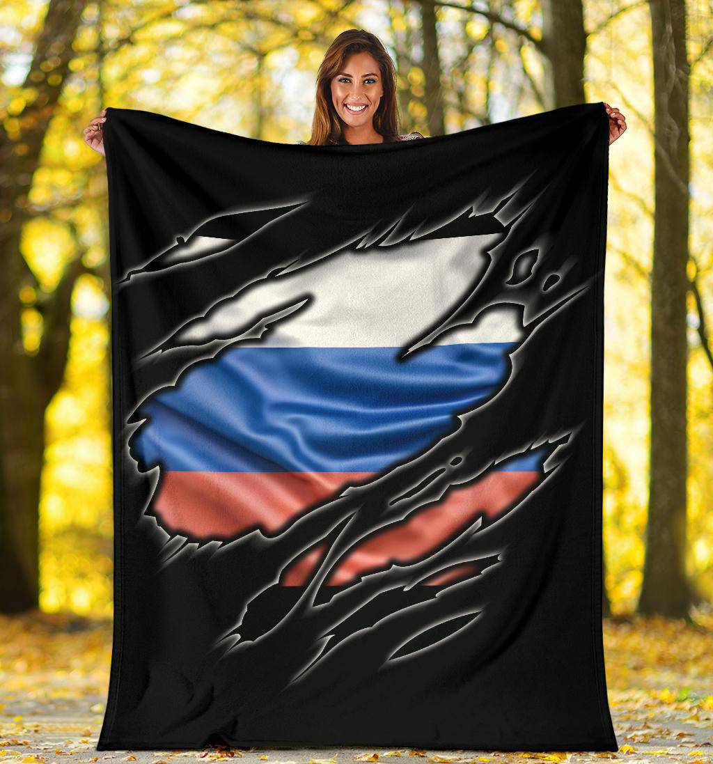 Russia Flag Premium Blanket - Top Content | POD Collection | Free Shipping