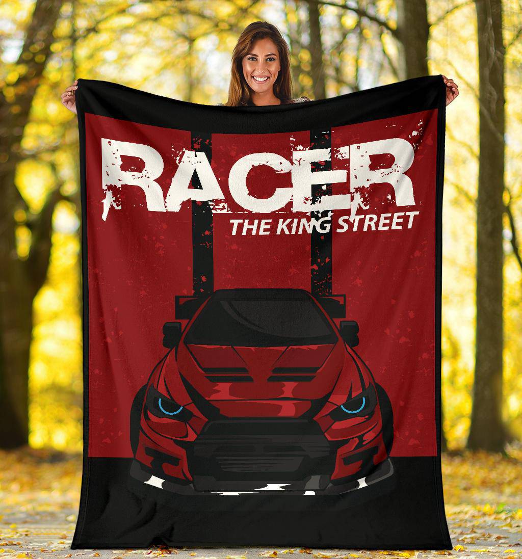 Mean King Street Racer Premium Blanket - Top Content | POD Collection | Free Shipping