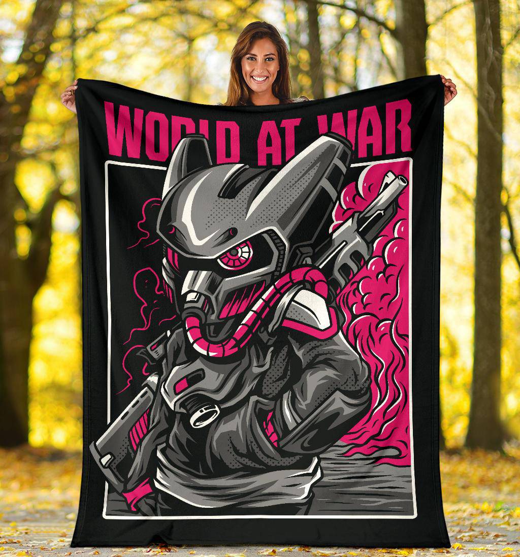 World War Style Art Cartoon Premium Blanket - Top Content | POD Collection | Free Shipping