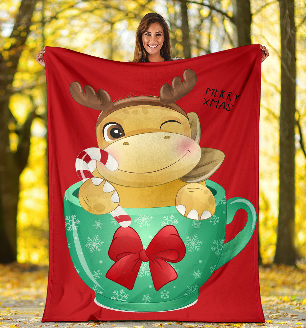 cute dinosaur xmas blanket - Top Content | POD Collection | Free Shipping