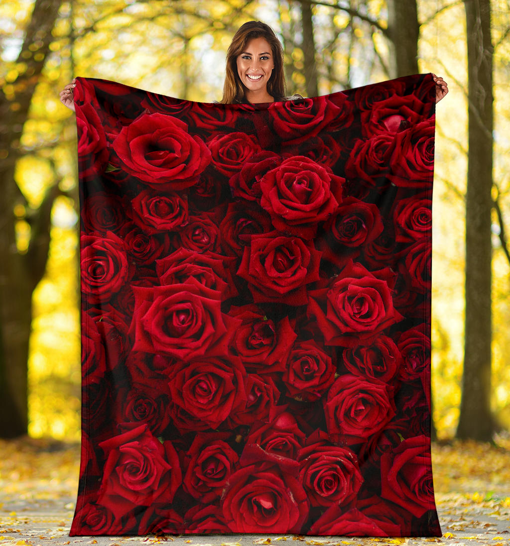 Red Roses Blanket