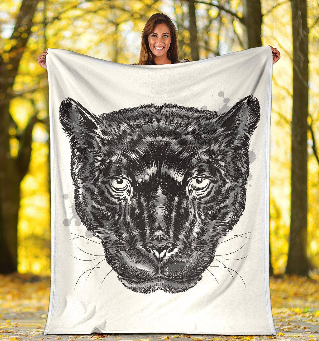 Beautiful Black Panther Premium Blanket - Top Content | POD Collection | Free Shipping