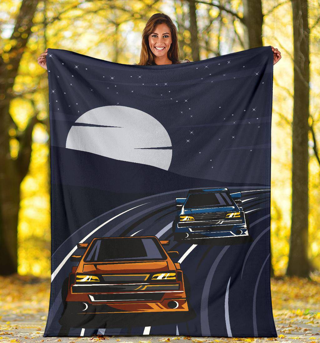 Night Street Racer Premium Blanket - Top Content | POD Collection | Free Shipping