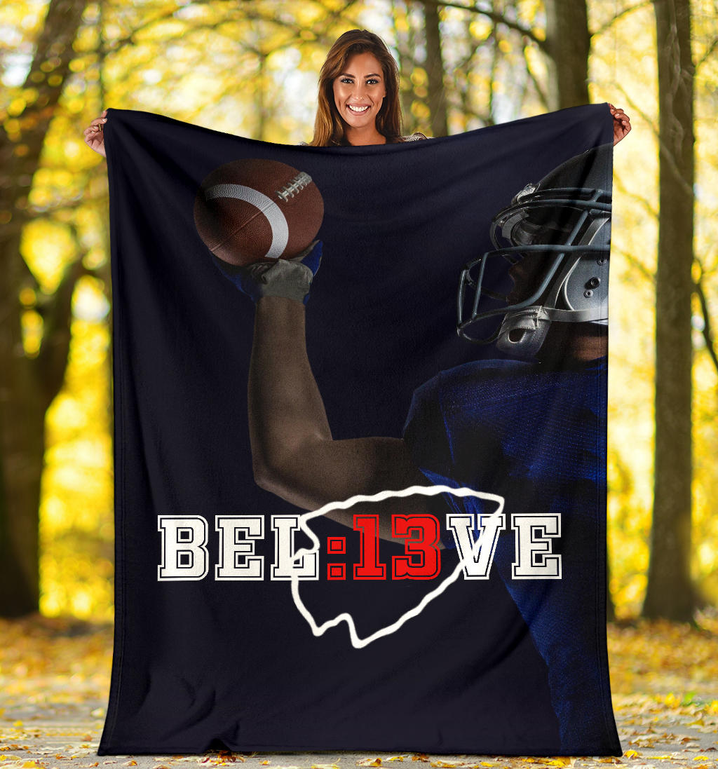 Chiefs 13 Seconds American Football Premium Blanket